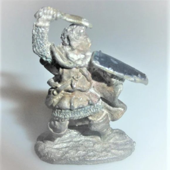 LEAD FIGURE Stamped #14 With Something Else Dungeon & Dragons Knight Warrior Wiz - Picture 6 of 6